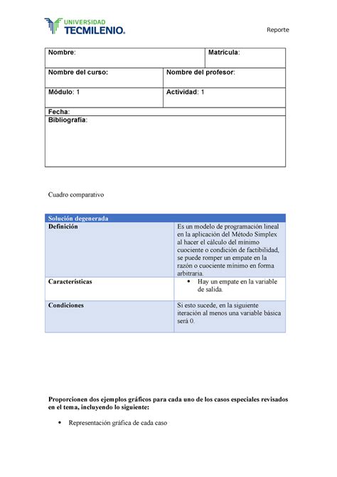 Actividad Modelaci N Reporte Nombre Matr Cula Nombre Del Curso