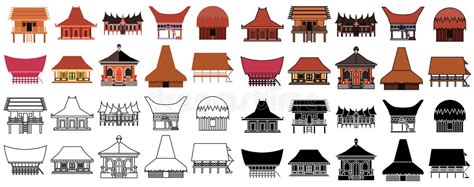 Rumah Padang Stock Illustrations 39 Rumah Padang Stock Illustrations