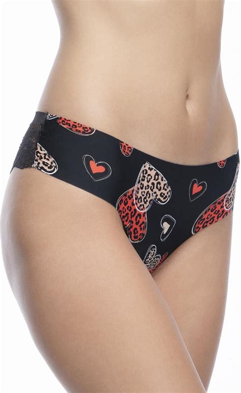 Julimex Tanga Panty Majtki Figi Wild Hearts Ceny I Opinie Ceneo Pl