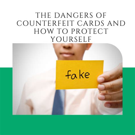 The Dangers Of Counterfeit Cards And How To Protect Yourself