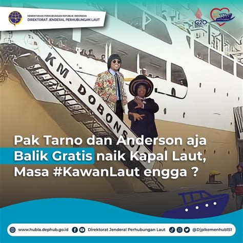 Djpl Kemenhub On Twitter Kawanlaut Pak Tarno Dan Kembarannya