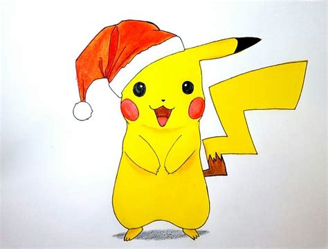 Dibujo De Pikachu Navide O Pok Mon Go Arte Amino Amino