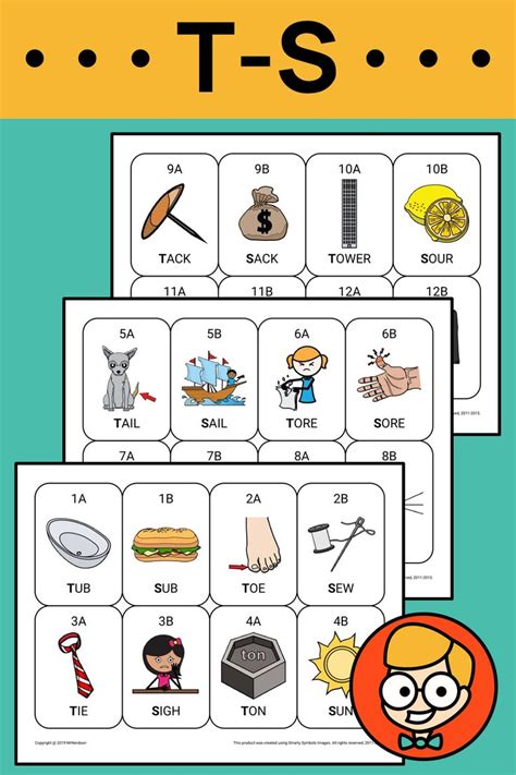 T S Minimal Pair Cards