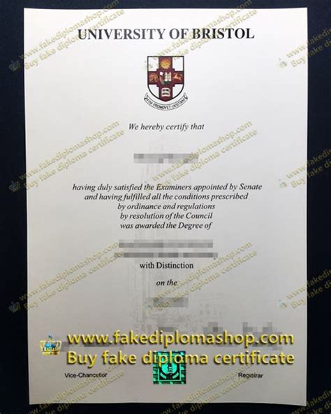 Fake University Of Bristol Diploma Buy Fake Diploma