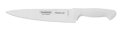 Faca Tramontina Premium Utility Lâmina Inox Cabo Branco 8