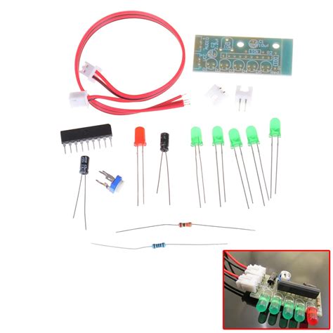 1set Voltage 35 V 12v Ka2284 5pcs Led Audio Level Indicator Kit Suite