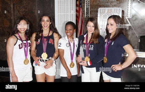 Aug 14 2012 New York New York U S Kyla Ross Ali Raisman