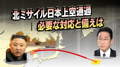 北ミサイル日本上空通過 必要な対応と備えは 時論公論 Nhk