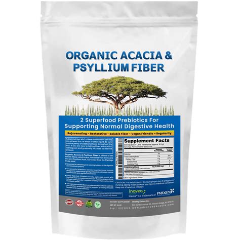 Advanced Acacia Fiber Psyllium Fiber In One Product Advanced Fibers