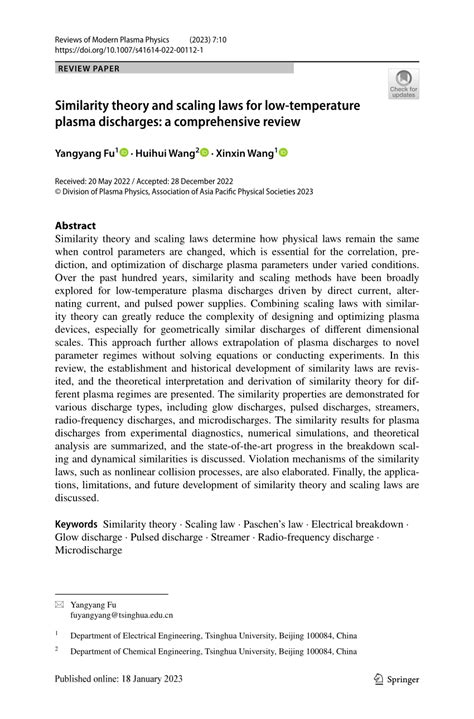 Pdf Rmpp Similarity Theory And Scaling Laws For Low Temperature