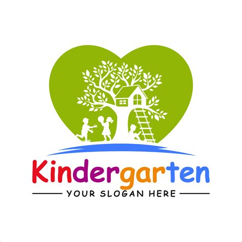 Kindergarten Logo Design Vector Template 6470416 Vector Art at Vecteezy