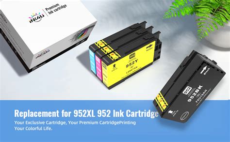 Ink4u Compatible 952xl 952 Ink Cartridges Replacement For Hp 952xl Ink Cartridges Combo Pack For