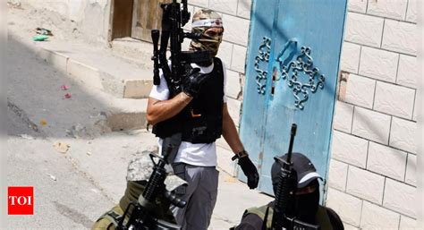 West Bank Raid Two Palestinian Militants Killed In Gunfight With Israeli Troops In West Bank