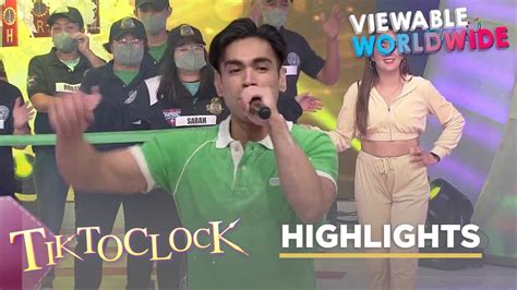 TiktoClock Carlos Agassi May Inihandang TiktoClock RAP Video