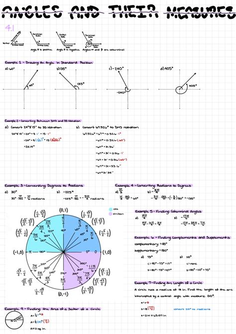 4 1 Angles And Their Measures Notability Gallery