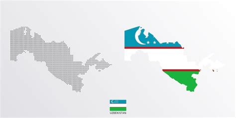 Premium Vector Set Of Political Maps Of Uzbekistan With Regions