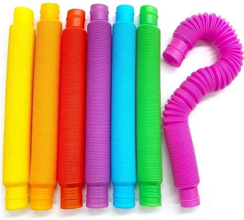 Pop Tube Tubo Fidget Toy Pop It Sensorial Dedo Popit Tube MercadoLivre