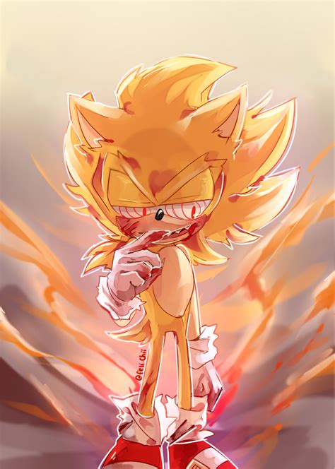 Fleetway Super Sonic By Felichii On Deviantart