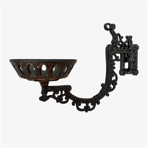 Victorian Style Cast Iron Wall Bracket Assembly 11 Inch Imperial