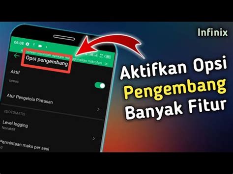 Cara Mengaktifkan Opsi Pengembang Pada Hp Infinix Youtube