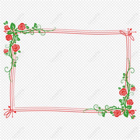 Roses Frame Border Vector Infoupdate Org