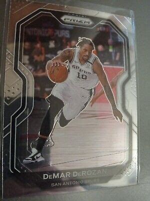 2020 21 Panini Prizm 210 Demar Derozan Super Rare Ghost Outline Error