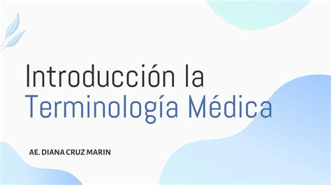 Introducción a la terminología medica Joel Jim uDocz