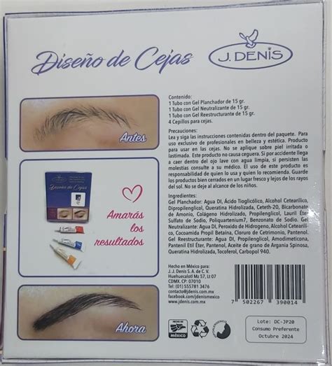 Diseño De Cejas J Denis Ó Planchado De Cejas Jdenis DISTRIBUIDORA LUVA