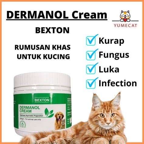 Yumecat Ubat Kurap Kucing Anti Fungus Cream 100 Herba Herbal Bexton