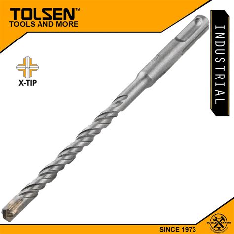 Tolsen Sds Plus Hammer Drill Bits Tct X Tip Double Flute To Mm