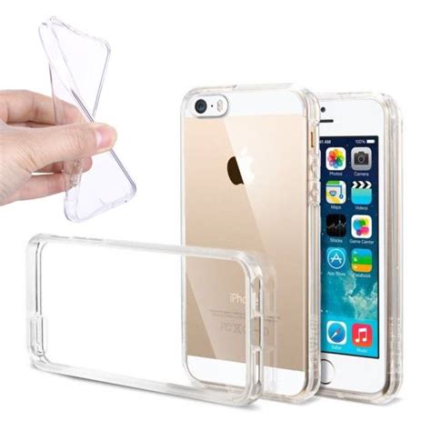 Transparant Clear Case Cover Silicone TPU Hoesje IPhone SE Stuff