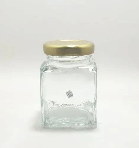 Lug Cap Tin Transparent 100 Ml ITC Square Glass Jar At Rs 8 2 Piece