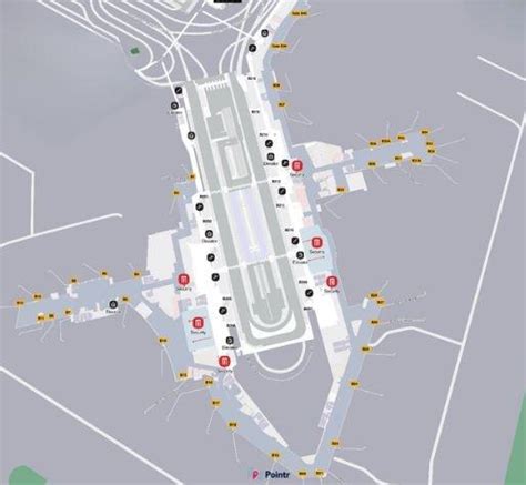 Bos Airport Layout Maps And Terminal Amenities