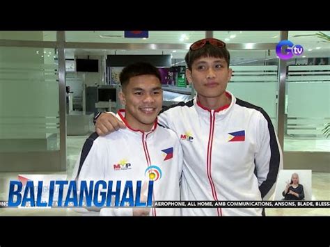 Olympic Bound Pinoy Boxers Carlo Paalam Hergie Bacyadan Balik Bansa