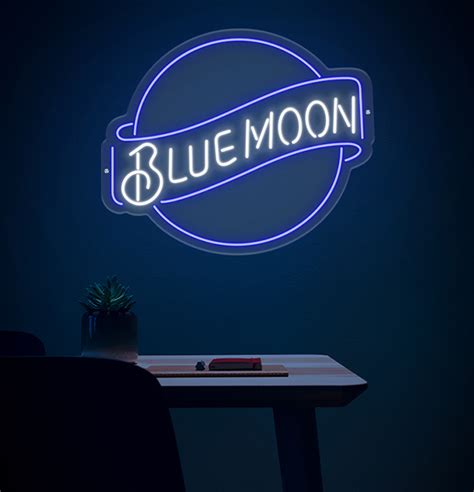 Buy Blue Moon Neon Light Online | NeonChamp