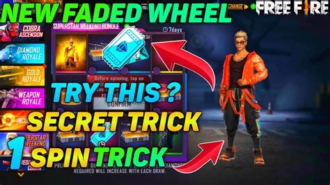 Faded Wheel Free Fire Spin Trick New Faded Wheel Free Fire