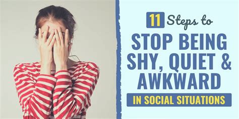 Steps To Stop Being Shy Quiet Awkward In Social Situations