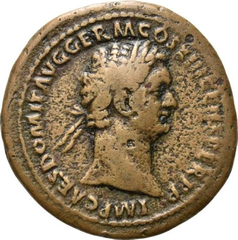 Roman Empire Domitian AD 81 96 Æ As Roma Catawiki