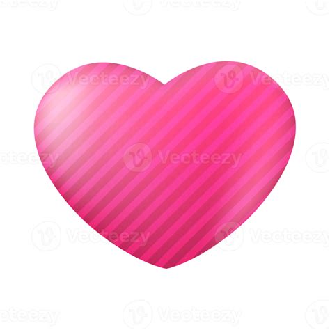 Pink Heart 3d 18741978 Png