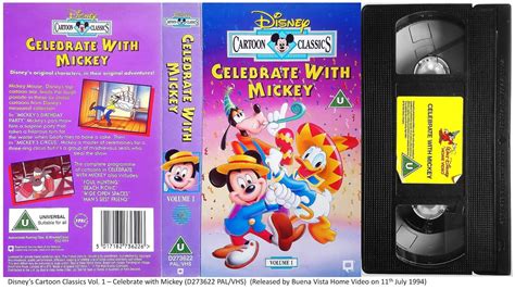 Disney S Cartoon Classics Vol 1 Celebrate With Mickey 11th July