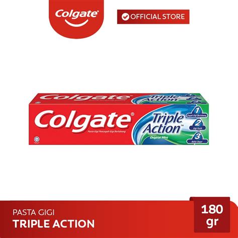 Jual Colgate Triple Action Toothpaste Pasta Gigi 180 G Di Seller Yuki