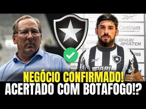 SAIU AGORA BOTAFOGO ACERTA SUBSTITUTO PARA ADRYELSON SEGOVINHA