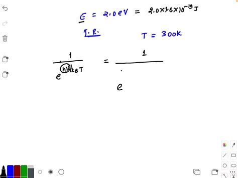 SOLVED H W Calculate The Ratio Of Spontaneous To Stimulated Emission