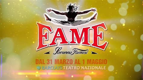 Fame Saranno Famosi Promo 1 YouTube