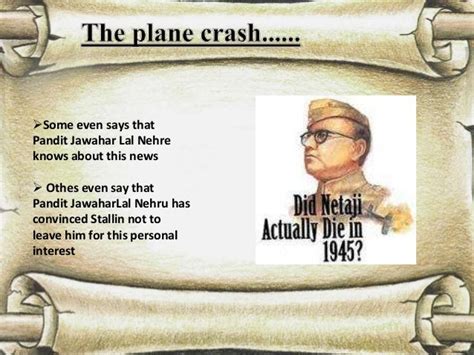 Death mystery of netaji subhash chandra bose