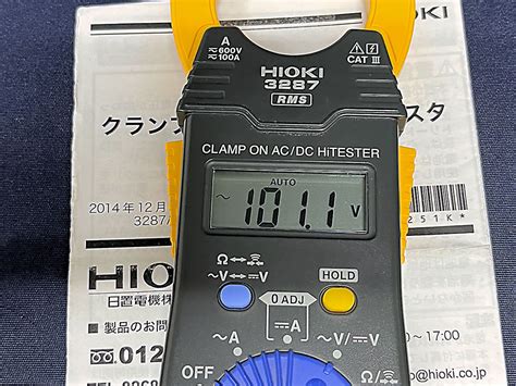 Hioki 日置 3287 クランプオンハイテスタ Acdc 交流直流 100a 600v電気計測器｜売買されたオークション情報