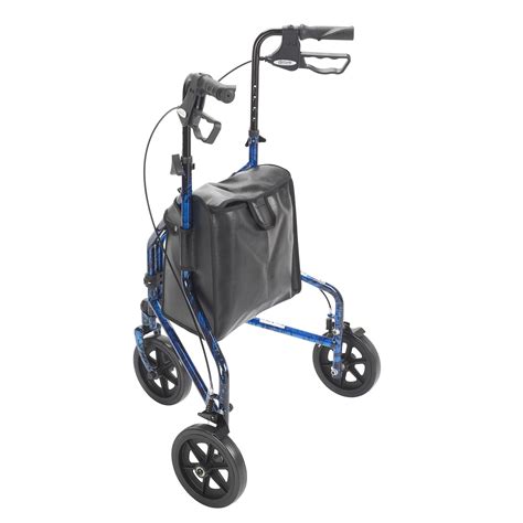 3 Wheel Rollator 10289BL Drive Medical