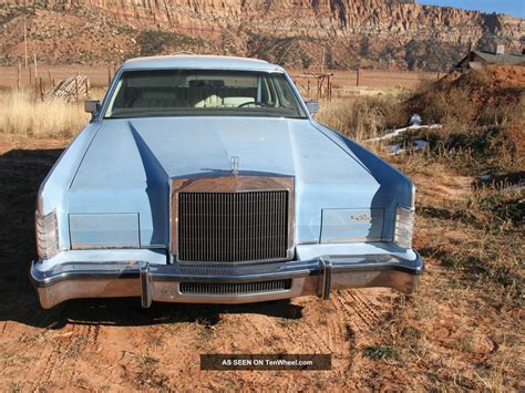 1978 Lincoln Continental Town Coupe Classic In Good Shape