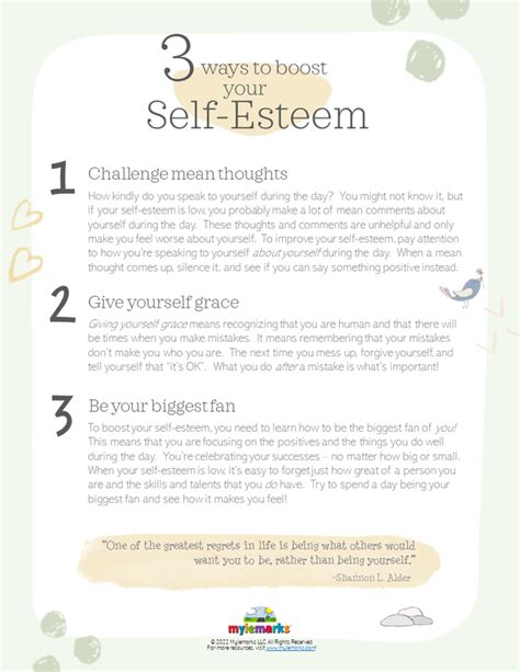 3 Ways To Boost Self Esteem [from The Self Esteem Journal For Teens]