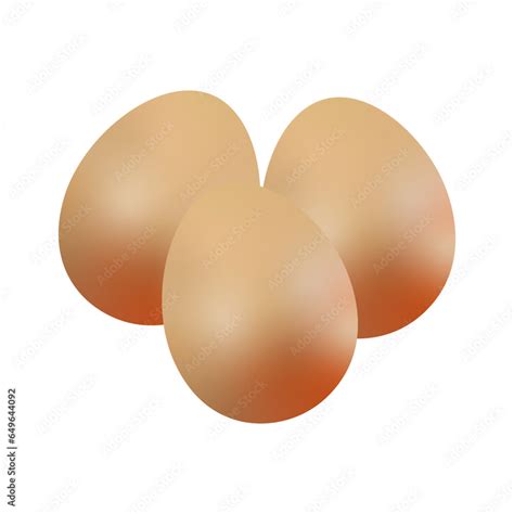 Set Of Realistic Dark And Light Brown Chicken Eggs Vector Illustration